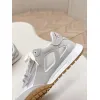 Dior Womens Early Spring Premium Suede and Leather Sneakers #A66046