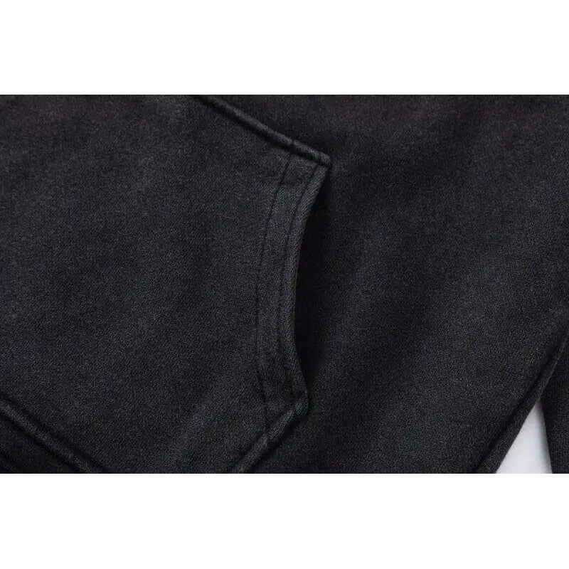 AMIRI Black Hoodie With Vintage Pegasus Graphic And Distressed Finish #A54435 AMIRI Black Hoodie With Vintage Pegasus Graphic And Distressed Finish #A54435