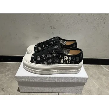 Dior Womens Oblique Embroidered Mesh Sneakers #A66050