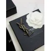 Saint Laurent YSL Logo Monogram Designer Brooch Pin #A65947 Saint Laurent YSL Logo Monogram Designer Brooch Pin #A65947