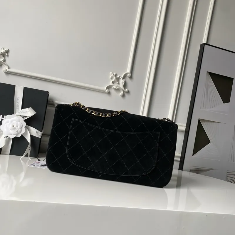 Chanel AS6281 Maxi Classic Flap Bag Vintage Gold Hardware Suede Leather Shoulder Handbag #A65955 Chanel AS6281 Maxi Classic Flap Bag Vintage Gold Hardware Suede Leather Shoulder Handbag #A65955