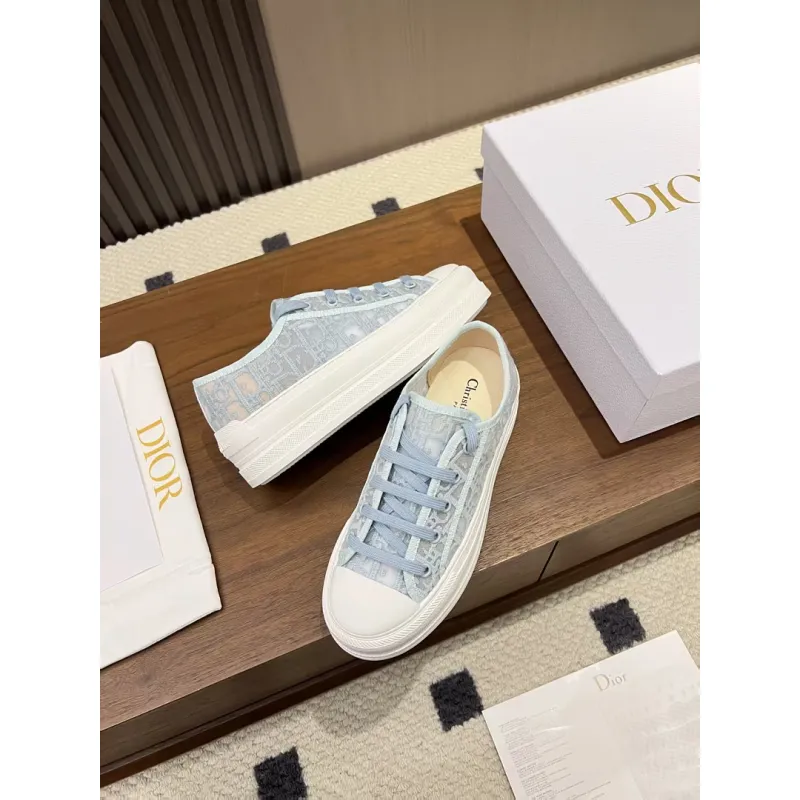 Dior Womens Oblique Embroidered Mesh Sneakers #A66051 Dior Womens Oblique Embroidered Mesh Sneakers #A66051