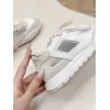 Dior Womens Early Spring Premium Suede and Leather Sneakers #A66045 Dior Womens Early Spring Premium Suede and Leather Sneakers #A66045