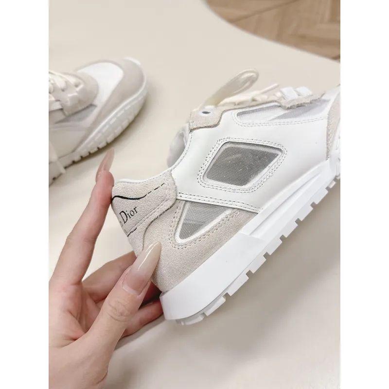 Dior Womens Early Spring Premium Suede and Leather Sneakers #A66045 Dior Womens Early Spring Premium Suede and Leather Sneakers #A66045