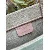Dior Toile de Jouy Garden Embroidery Canvas Book Tote Bag #A65911 Dior Toile de Jouy Garden Embroidery Canvas Book Tote Bag #A65911