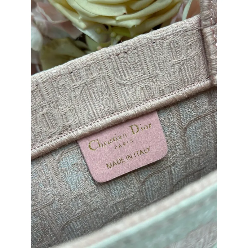 Dior Toile de Jouy Garden Embroidery Canvas Book Tote Bag #A65911 Dior Toile de Jouy Garden Embroidery Canvas Book Tote Bag #A65911