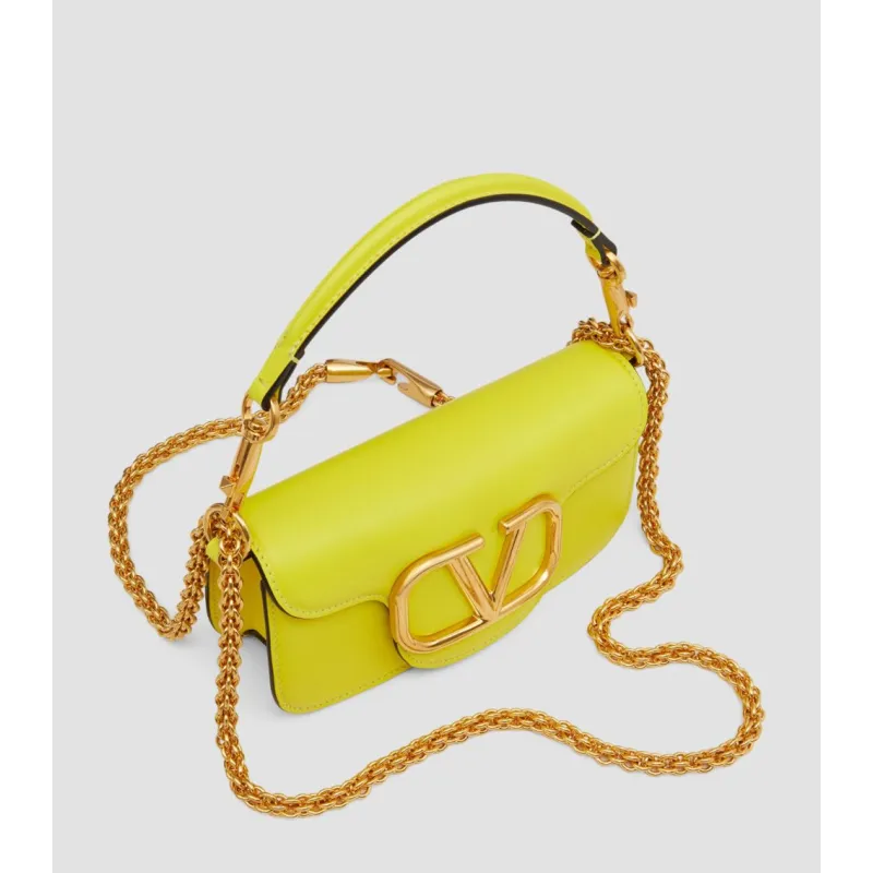 valentino GARAVANI Leather Locó Top-Handle Bag #A30128