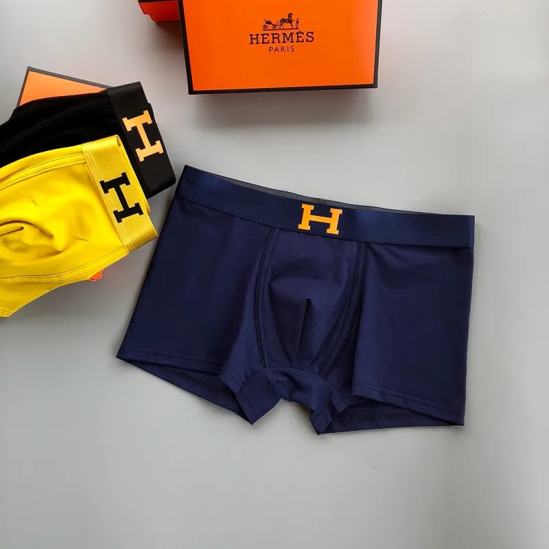Hermes  Underwears for men 3 pairs per box #A65849