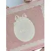 Dior Toile de Jouy Garden Embroidery Canvas Book Tote Bag #A65911 Dior Toile de Jouy Garden Embroidery Canvas Book Tote Bag #A65911