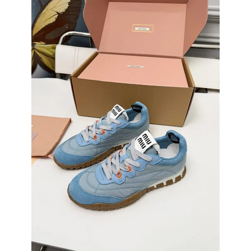 Miu Miu Womens Spring Summer Lightweight Training Shoes #A66063 Miu Miu Womens Spring Summer Lightweight Training Shoes #A66063