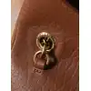 YSL 841702 LE Envelope Brown Lambskin Chain Shoulder Crossbody Clutch Handbag #A65993