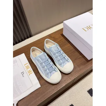Dior Womens Oblique Embroidered Mesh Sneakers #A66048