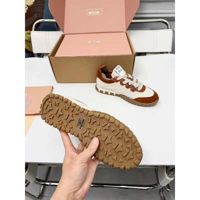 Miu Miu Womens Spring Summer Lightweight Training Shoes #A66061 Miu Miu Womens Spring Summer Lightweight Training Shoes #A66061