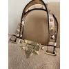 valentino Garavani Rockstud Metallic Leather Tote Bag 23×15.5×6cm #A65016