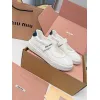 Miu Miu Womens Soft Leather Mary Jane Sneakers #A66066