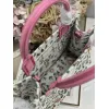 Dior Toile de Jouy Garden Embroidery Canvas Book Tote Bag #A65912