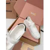 Miu Miu Womens Soft Leather Mary Jane Sneakers #A66068 Miu Miu Womens Soft Leather Mary Jane Sneakers #A66068