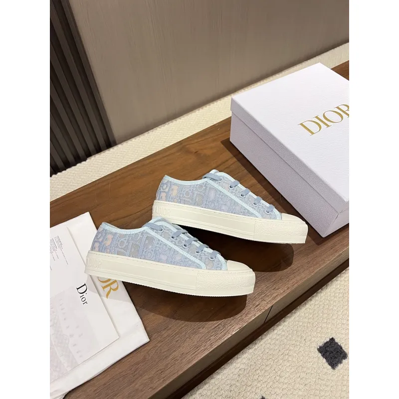 Dior Womens Oblique Embroidered Mesh Sneakers #A66048 Dior Womens Oblique Embroidered Mesh Sneakers #A66048