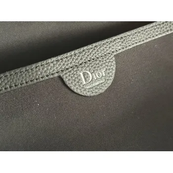Dior 93968 Rider Oblique Embossed Leather Backpack CD Buckle Adjustable Strap Laptop Daypack #A65990
