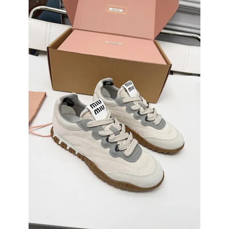 Miu Miu Womens Spring Summer Lightweight Training Shoes #A66062 Miu Miu Womens Spring Summer Lightweight Training Shoes #A66062