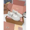 Miu Miu Womens Soft Leather Mary Jane Sneakers #A66070