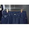 Louis Vuitton Lettering embroidered denim shorts #A52982