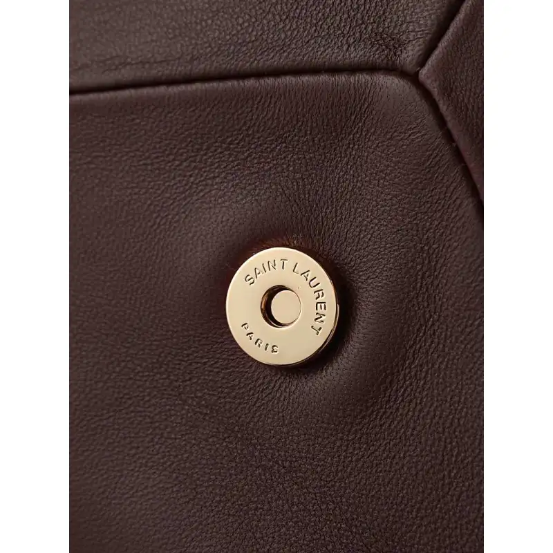 YSL 841702 LE Envelope Burgundy Lambskin Chain Shoulder Crossbody Evening Clutch Handbag #A65994
