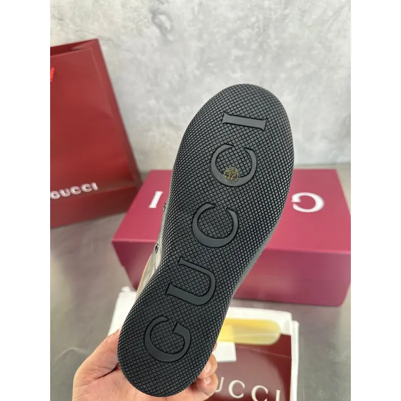 Gucci Mens Shift Series Retro Suede and Tech Fabric Sneakers #A66059