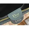 Dior Jett Vintage Oblique Jacquard Shoulder Bag Gold CD Buckle Mini Underarm Handbag #A65968
