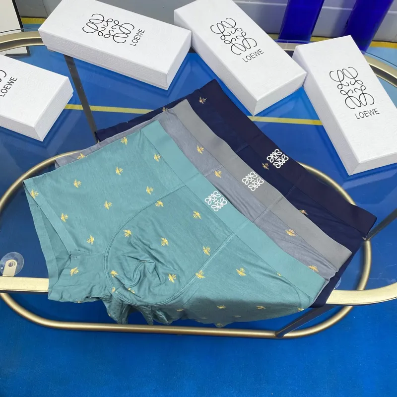 Loewe Underwears for Men 3 pairs per box #A65862 Loewe Underwears for Men 3 pairs per box #A65862