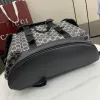 Gucci 839110 Grey GG Supreme Canvas Drawstring Flap Backpack #A66009