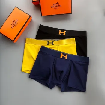 Hermes  Underwears for men 3 pairs per box #A65849