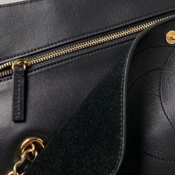 Chanel AS6281 Maxi Classic Flap Bag Vintage Gold Hardware Suede Leather Shoulder Handbag #A65955