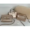 valentino Garavani Rockstud Metallic Leather Tote Bag 23×15.5×6cm #A65016