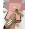Miu Miu Womens Rhinestone Embroidered Canvas Sneakers #A66082