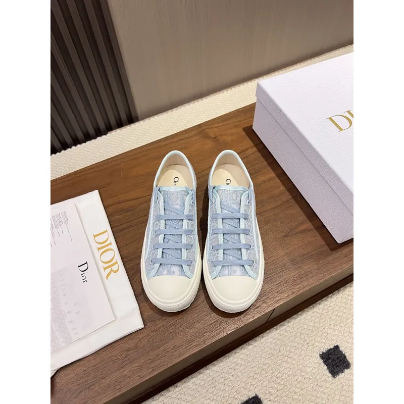 Dior Womens Oblique Embroidered Mesh Sneakers #A66048 Dior Womens Oblique Embroidered Mesh Sneakers #A66048