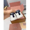 Miu Miu Womens Soft Leather Mary Jane Sneakers #A66066