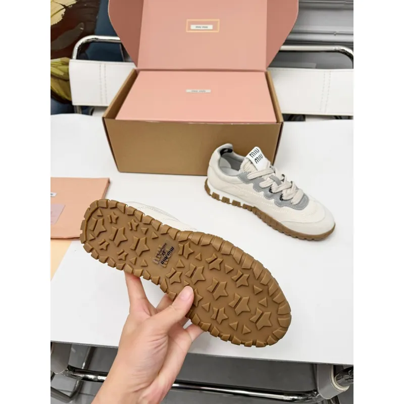Miu Miu Womens Spring Summer Lightweight Training Shoes #A66062 Miu Miu Womens Spring Summer Lightweight Training Shoes #A66062