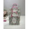 Dior Toile de Jouy Garden Embroidery Canvas Book Tote Bag #A65912