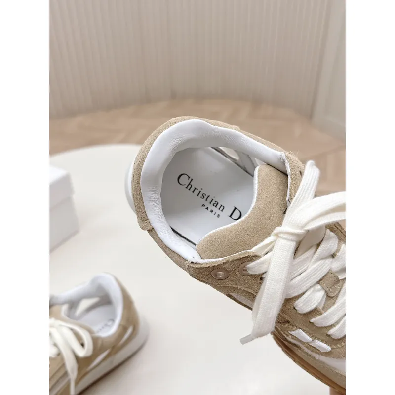 Dior Womens Early Spring Premium Suede and Leather Sneakers #A66047 Dior Womens Early Spring Premium Suede and Leather Sneakers #A66047