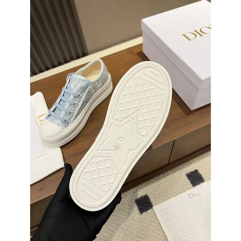 Dior Womens Oblique Embroidered Mesh Sneakers #A66051 Dior Womens Oblique Embroidered Mesh Sneakers #A66051