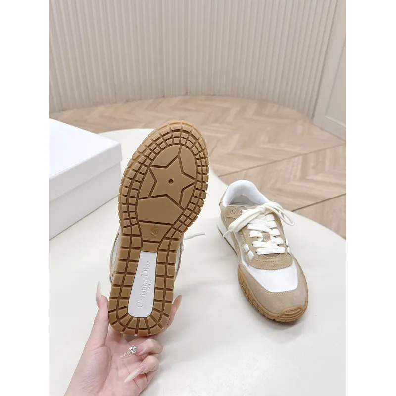 Dior Womens Early Spring Premium Suede and Leather Sneakers #A66047 Dior Womens Early Spring Premium Suede and Leather Sneakers #A66047