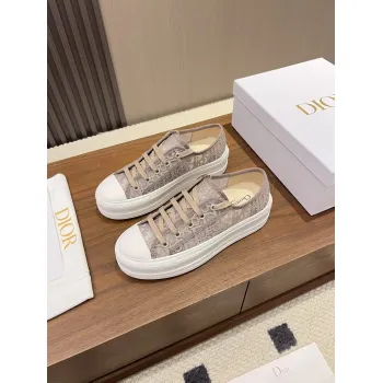Dior Womens Oblique Embroidered Mesh Sneakers #A66052