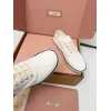Miu Miu Womens Retro Calfskin Leather Ballet Flats #A66079 Miu Miu Womens Retro Calfskin Leather Ballet Flats #A66079