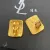 Saint Laurent Matte Gold Square Cassandre Logo Stud Earrings Designer Women Jewelry #A65953