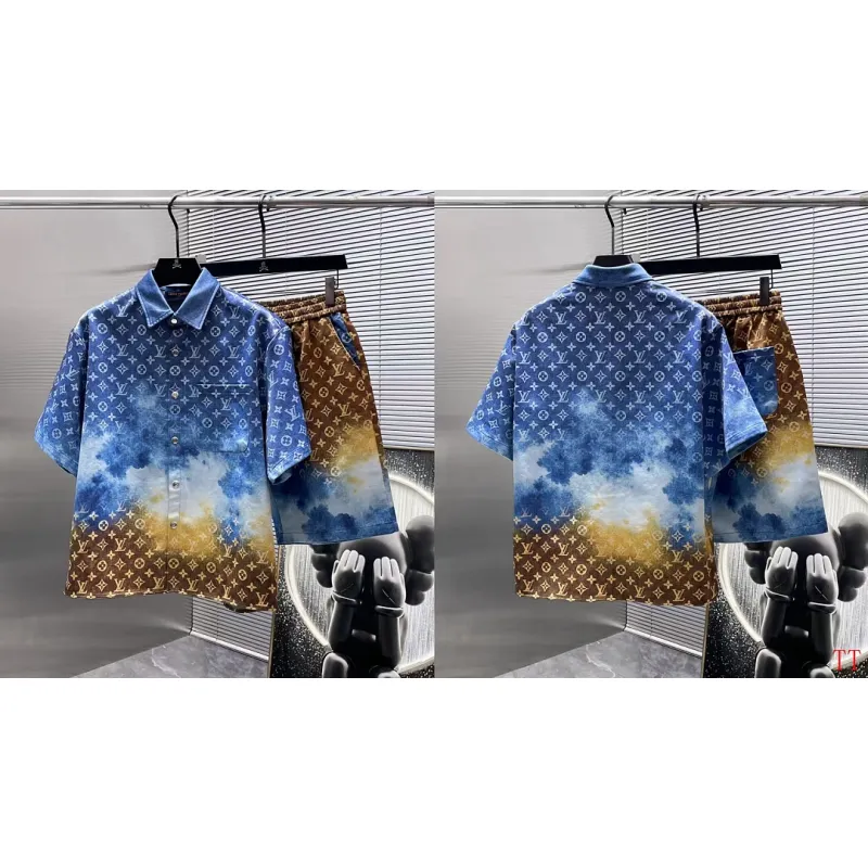 Louis Vuitton tracksuits for Louis Vuitton short tracksuits for men #A65801