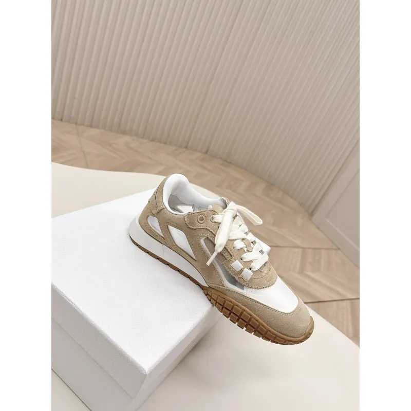 Dior Womens Early Spring Premium Suede and Leather Sneakers #A66047 Dior Womens Early Spring Premium Suede and Leather Sneakers #A66047