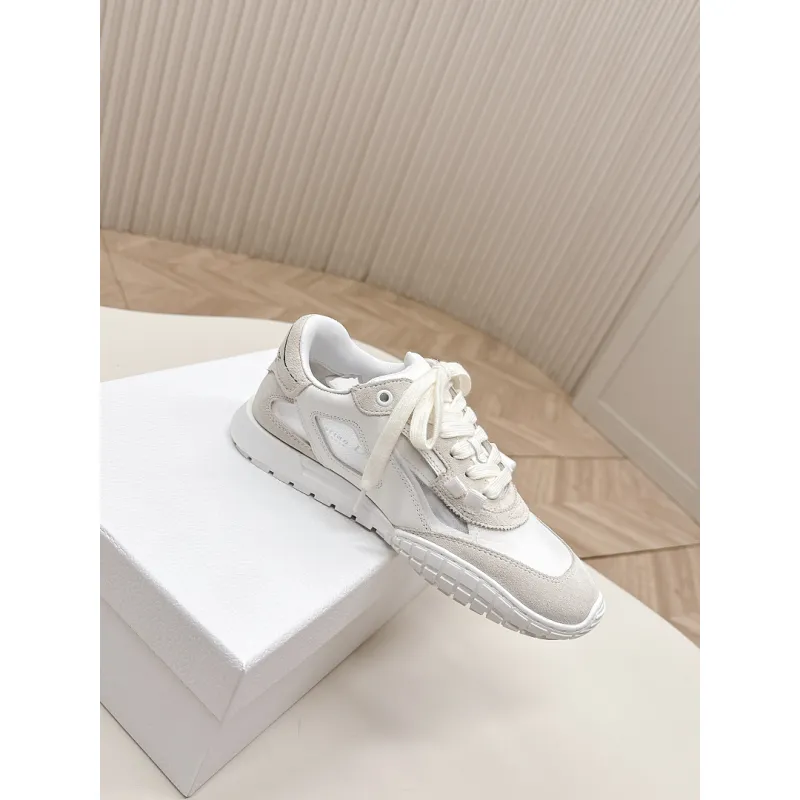 Dior Womens Early Spring Premium Suede and Leather Sneakers #A66045 Dior Womens Early Spring Premium Suede and Leather Sneakers #A66045