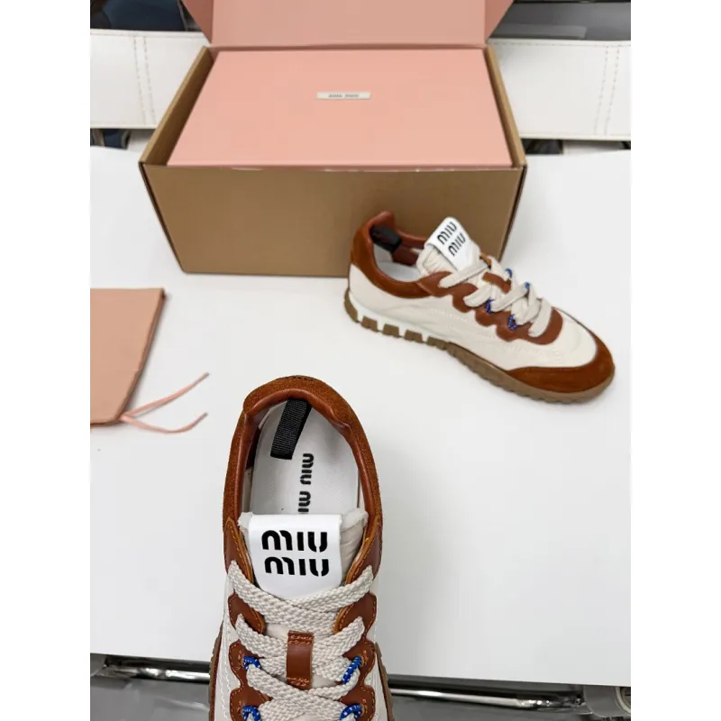 Miu Miu Womens Spring Summer Lightweight Training Shoes #A66061 Miu Miu Womens Spring Summer Lightweight Training Shoes #A66061