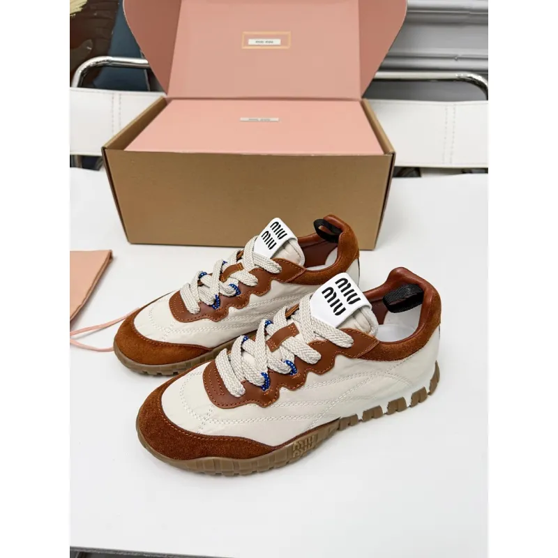Miu Miu Womens Spring Summer Lightweight Training Shoes #A66061 Miu Miu Womens Spring Summer Lightweight Training Shoes #A66061
